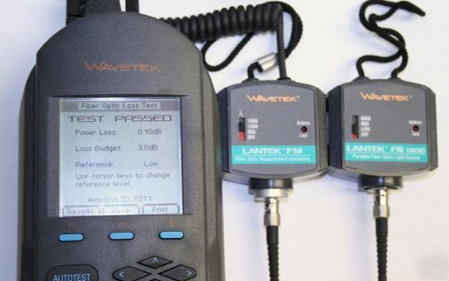 Wavetek lantek pro xl 1300NM fiber CAT5 cable certifier