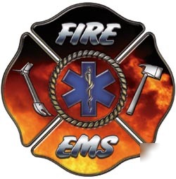 Firefighter decal reflective 2