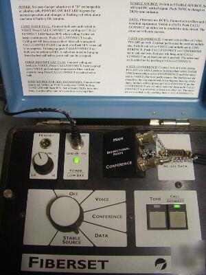 Fitel photomatrix f-pmx fiberset w/accessories and case