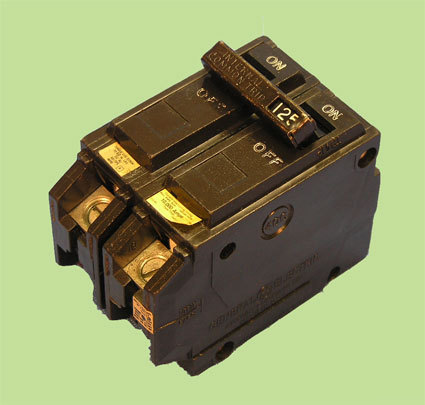 G.e. breaker, THQL21125, 2 pole 125 amp thql, warranty