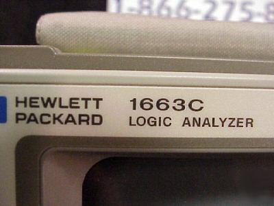 Hp 1663C benchtop logic analyzer 34 channel complete