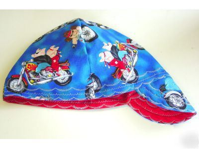 New hogs & harlees mtrcycle welding hat 7 5/8