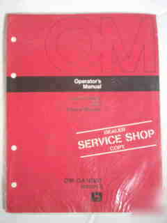 New john deere 200 stack mover operator manual- in pkg.