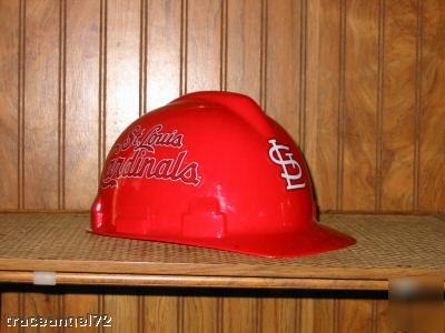 New st louis cardinals hard hat with adjustable straps