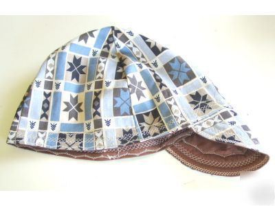 New tan southwestern print welding hat 7 3/4