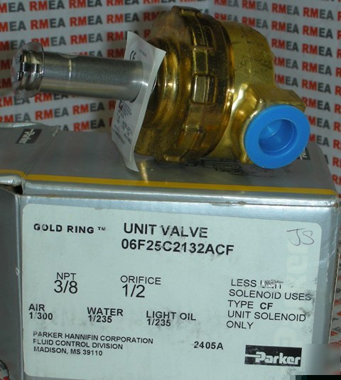 Parker gold ring unit valve 06F25C2132ACF air/water/oil