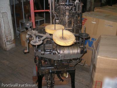 Scott Williams Industrial Sock Knitting Machine Scott Williams Industrial Sock Knitting Machine