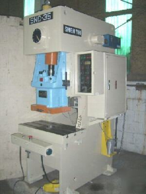 Seyi (shieh yih) gap frame press, 35 ton, 3 hp (19974)