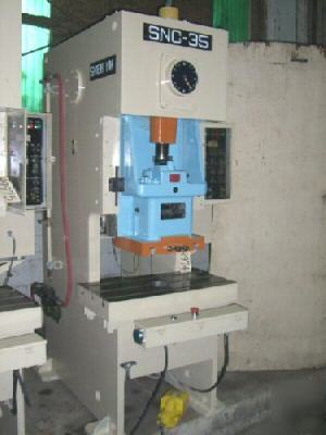Seyi (shieh yih) gap frame press, 35 ton, 3 hp (19974)