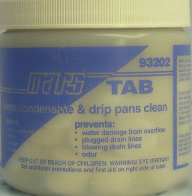 Sludgebuster mars tab drain pan tablets