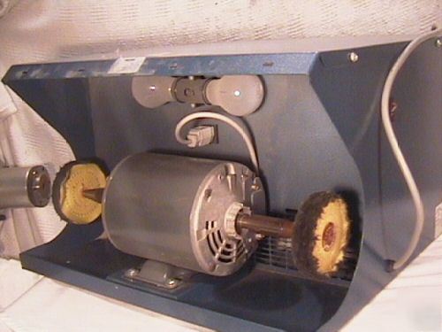 Small part's buffer polisher with vacuum usa vigor