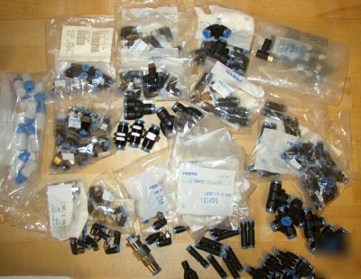 170 festo misc. pneumatic tube fittings qss qsml qsk
