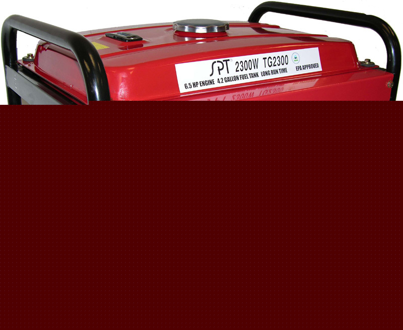 2300W portable gasoline generator - 2300 watts 6.5 hp