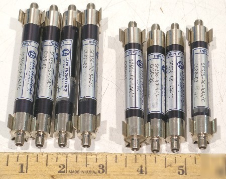 8 - lark sf coaxial bandpass filter fc=356MHZ bw=40MHZ