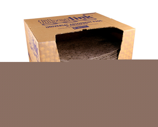 Bonded lightweight pads in dispenser box