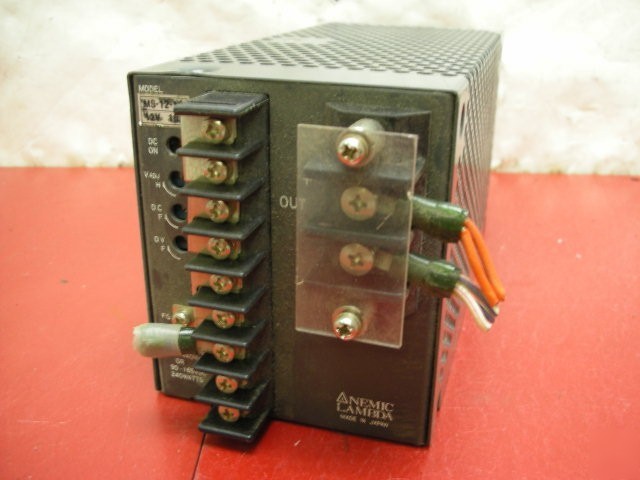 Lambda ms-12-12 regulated dc power supply 12VDC 15 amp