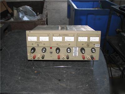 Lambda regulated power supply-triple output lpt-7202-fm