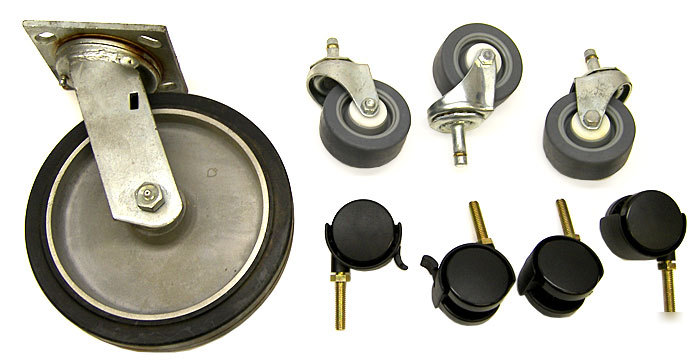 Lot 8 swivel caster wheels / brakes heavy duty casters