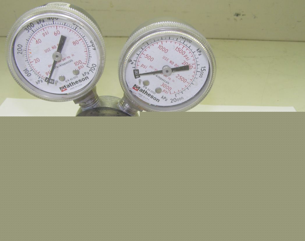 Matheson model 3500 twin gauges