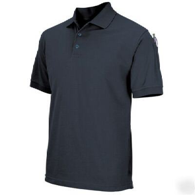 New 511 prof polo ss dark navy sz xl - police emt