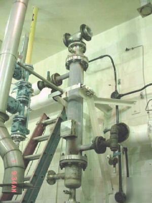 Used pfaudler vertical shell & tube heat exchanger