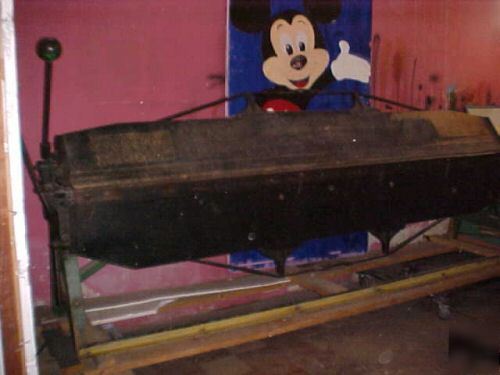 Vintage sheet metal brake must see to appreciate