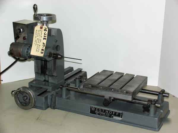 Westhoff ultra sensitive e.d.m. electrode drilling mach