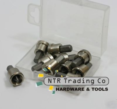 Drywall Dimpler Bit 1/4in 10pcs Drywall Dimpler Magnetic 25mm PH2 Bits