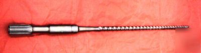 12MM dia. x 560MM long spline drive hammer drill bit