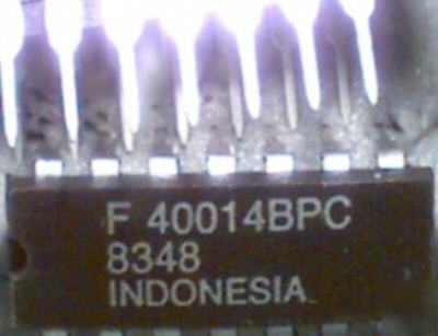 (25) cd 40014BPC hex schmitt trigger CD40106B equiv,dip