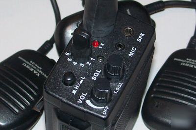 3 x vertex yaesu VX200 uhf fm transceivers 