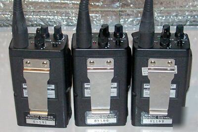 3 x vertex yaesu VX200 uhf fm transceivers 