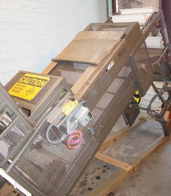 7 ft h smc plastic bucket elevator conveyor