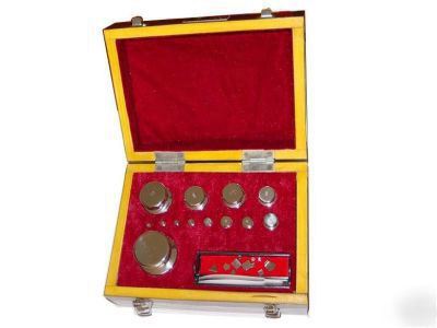 Calibration weight set M1 precision 1MG-1KG wood box 