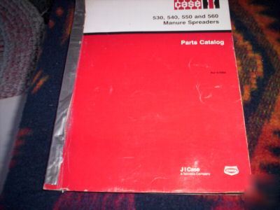 Case ih 530-540-550-560 manure spreaders parts catalog