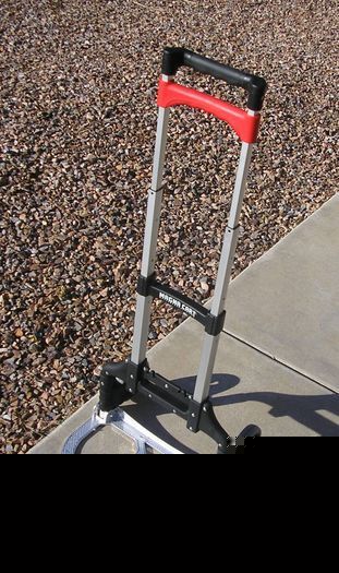 Folding hand truck package box hauler warehouse dolley