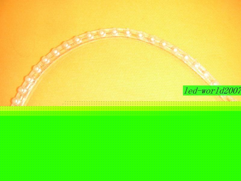 Green 24CM pvc led light strip with 24 led lamp 12V