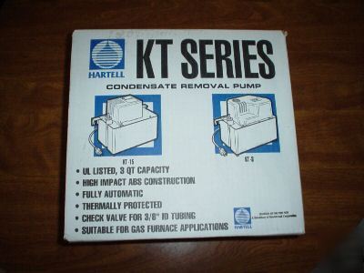 Hartell kt plus condensate removal pump