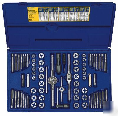 Irwin 117 pc sae/metric tap die drill & extractor 26377