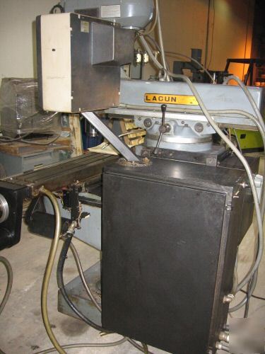 Lagun 3 axis cnc knee type vertical mill 