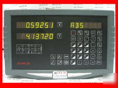 Mtech 2AXIS mill lathe drill dro digital readout+2SCALE