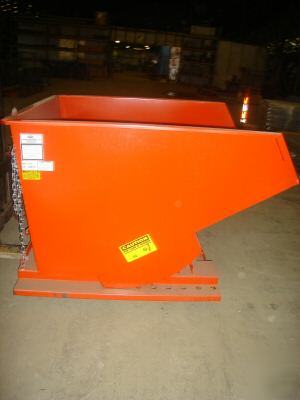 New dump hopper by meco 2,000# capacity 2 yard