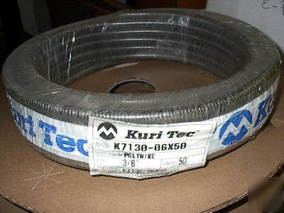 New kuri tec 3/8 hd polywire pvc vaccum/transfer hose 