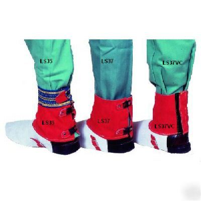 New stanco leather shoe spat with velcro closures