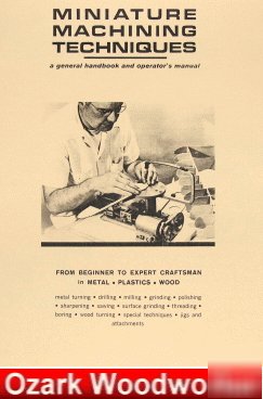 Oz~unimat DB200 minimachine techniques operator manual