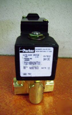 Parker skinner 2-way air valve 73216BN2MT00 24VDC 1/4