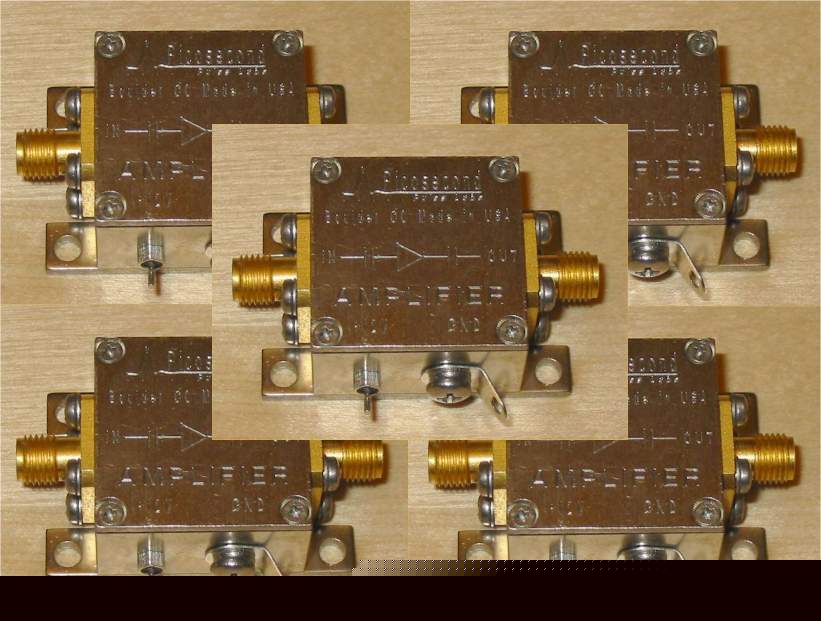 Qty 5 picosecond pulse lab 15 ghz broadband amplifiers