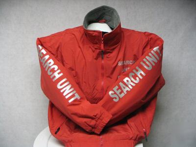 Reflective search & rescue jacket, sar, sar red, xxl