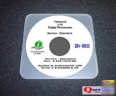 Tektronix tek j-16 / J16 service - operators manual