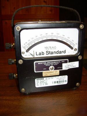 Weston ac volt meter 150 & 300 scales